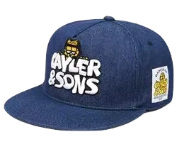 Unstructured 3D Embroidery High Quality Golf Blank Vintage Wholesale Custom Logo 7 5 Panel Snapback Baseball Cap Hats For Men