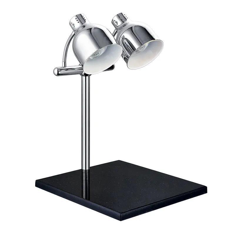 Commercial Food Warming round Heat Lamp AC Power Adjustable Head Buffet Warmer for Parties Restaurant Kitchen Home Use