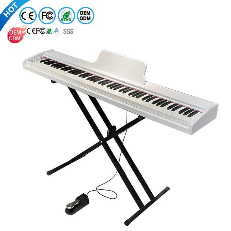 Reasonable Prices 88 Weighted Key Clavier Midi Piano Weighted Musical Instruments Electronic Piano For Sale Digital Piano