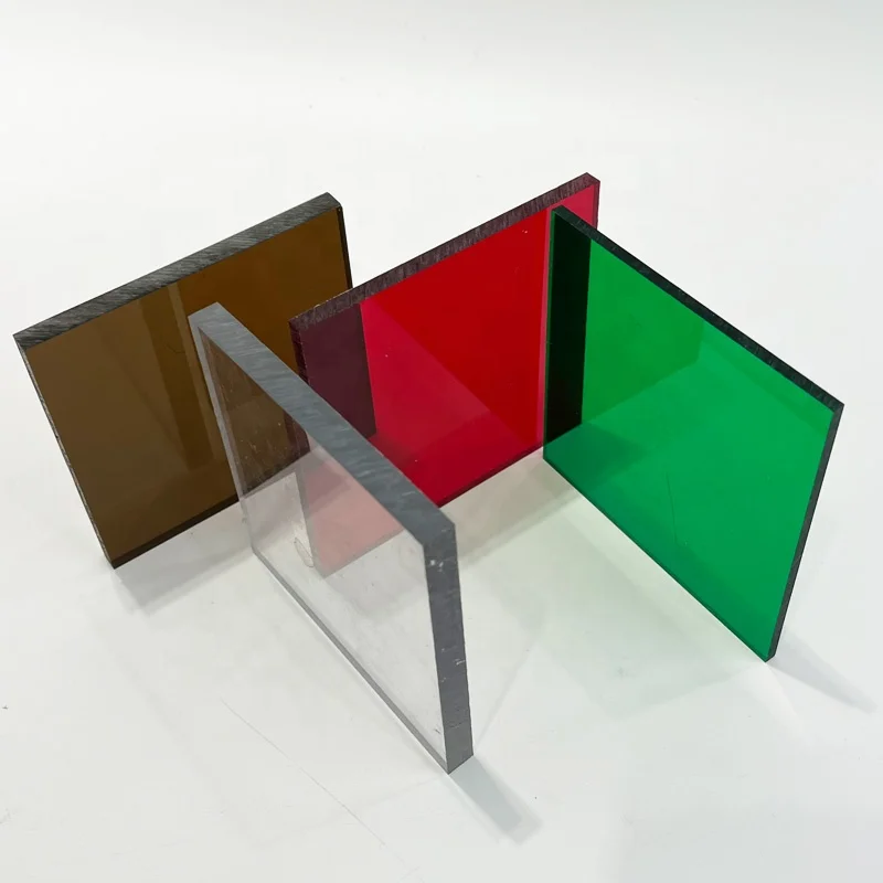 4x8 1mm Uv Coating Flat Metalstic Transparent Flexible Panells Solid Polycarbonate Price Plastic Sheets For Windows