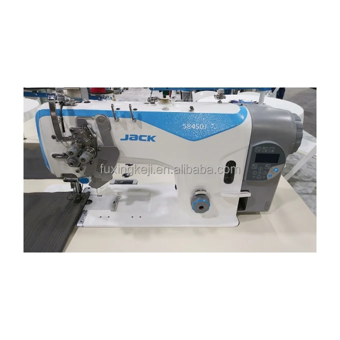 NEW Jack 58450J Two Needle Computerized lockstitch machine industry sewing machine with auto thread trimmer