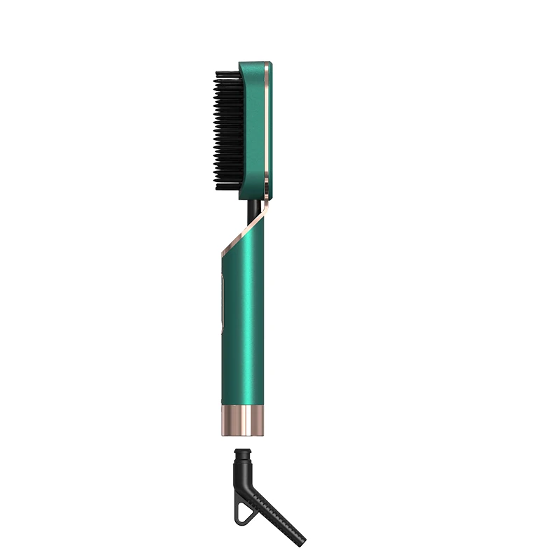 100V-240V Anti-Scald Auto-Off  LED Indicator 30s Fast Ceramic Heating Professional Ionic Hair Straightener Brush at Home