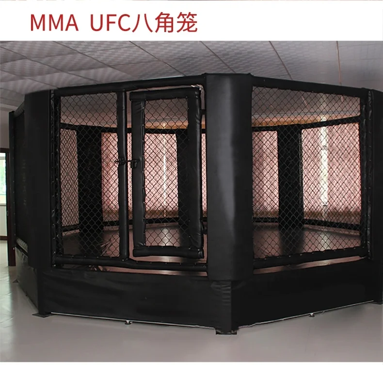 New design hot sale Custom logo competition standard UFC elevated MMA Boxing cages Octagon