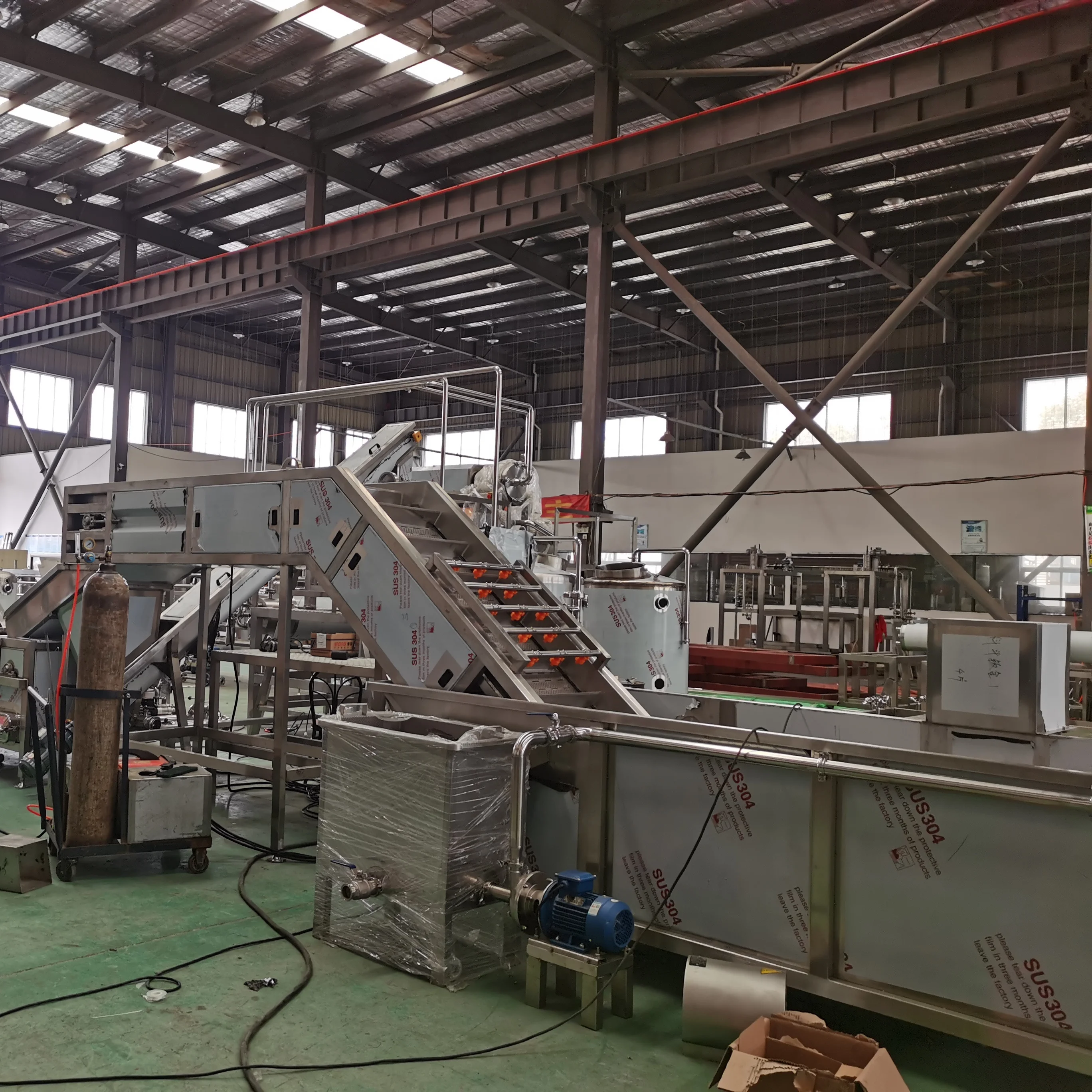 600 tons per day tomato paste processing line fresh tomato processing into tomato paste in drum full line machines