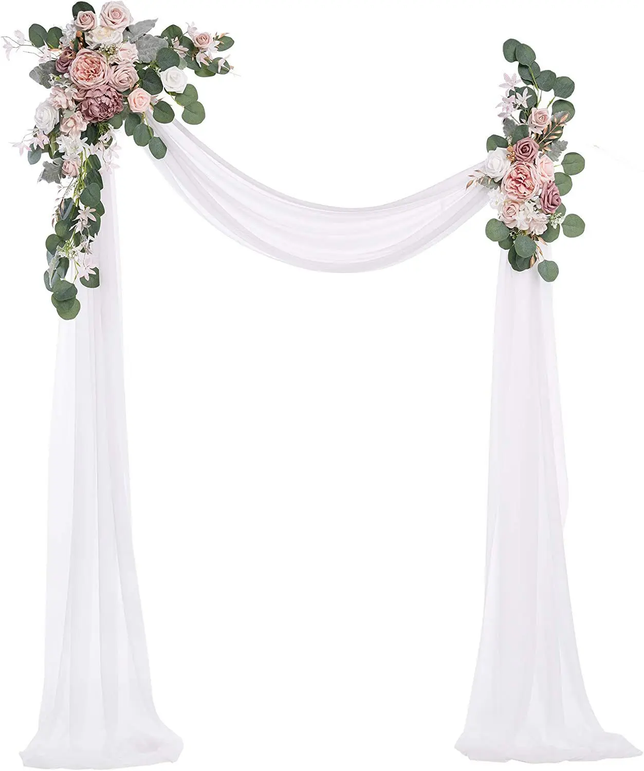 New Wedding Arch Flower Decoration Outdoor Wedding Scene Corner Simulation Flower Christmas and New Year Wedding Supplies