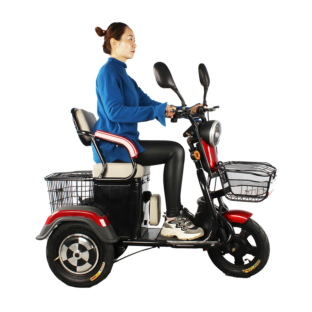Chinese Factory Electric Three Wheel Bike Tandem Cheap High Quality Electric Tricycle