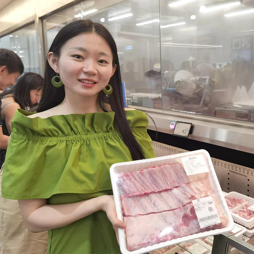 High Quality Disposable Supermarket Display PP Plastic Frozen Food Tray for Fruit Meat Vegetable Packing