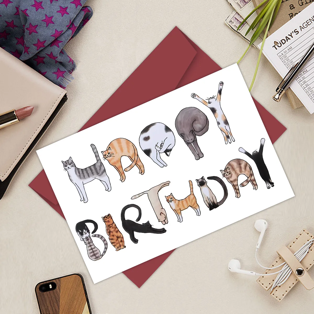 Wholesale Custom Printed Eco Friendly Recycled Paper Postcard Product Thank You Business Card Insert Card for Packaging