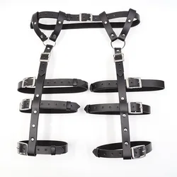 PU Leather Bondage woman Harness Fetish Restraint Straps Belts Fun Sex Games erotic costumes women