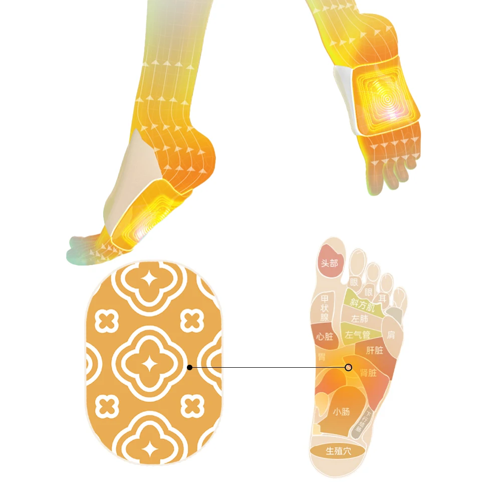 OEM/ODM Steam Foot Warmer Pads For Keeping toe Warm Steam Foot Spa Patches with Elastic Band