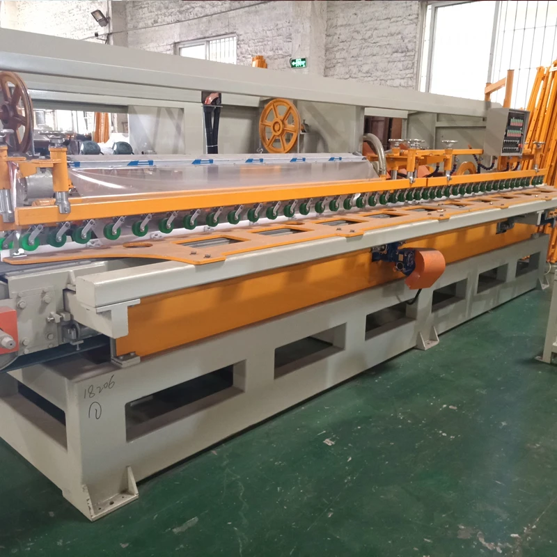 Foshan Automatic Diamond Eight Polishing Head Skirting Board Making Stairs Marble Mosaic Cutting And Polishing Machine