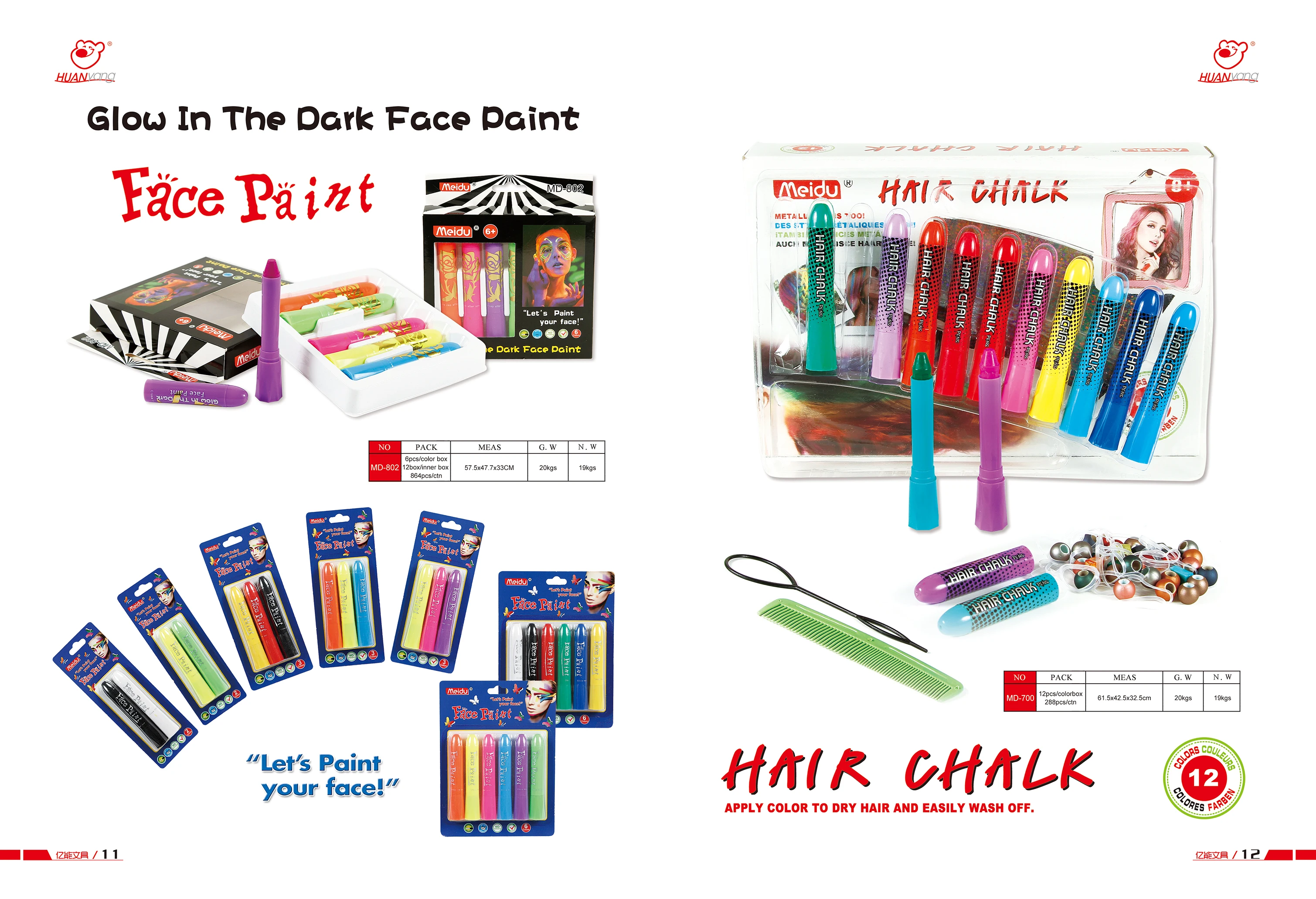 Nice price attractive  art easy wash off 3 color camouflage kids face paint maker pen