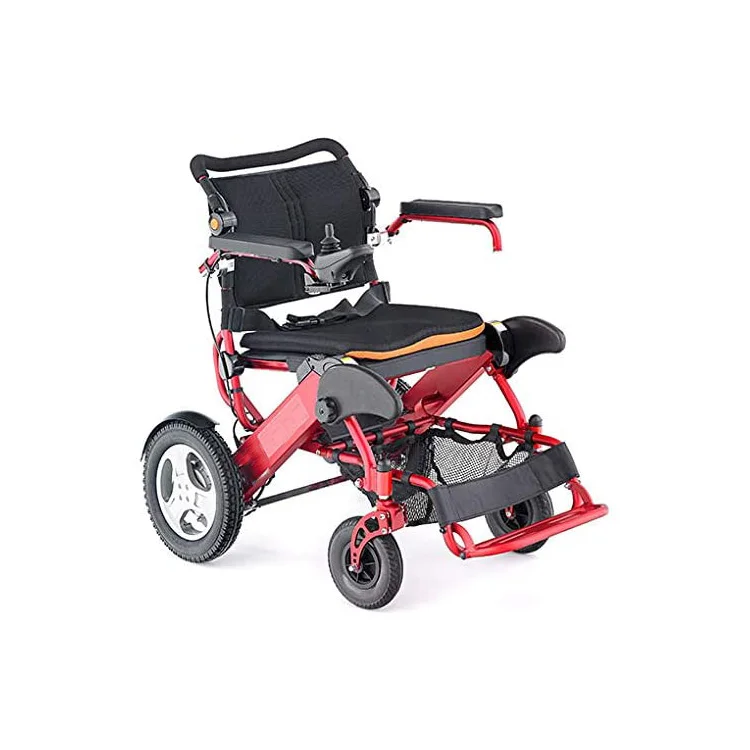 
Load Bearing 150 kg Lightweight Powerchairs Electric Motorized Wheelchair with Treaded Rear Wheels for Adults 