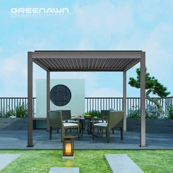 Aluminum Pergola Outdoor Garden Waterproof Bioclimatic Pergola  Aluminium Luxury Garden Gazebos