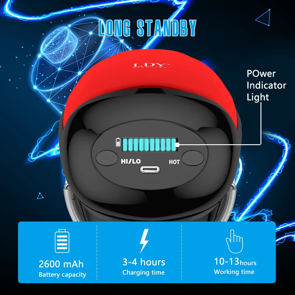 Electric Head Vibration Full Body Relax HeaPromotes Blood Circulation Relieves Fatigue Scalp Massager