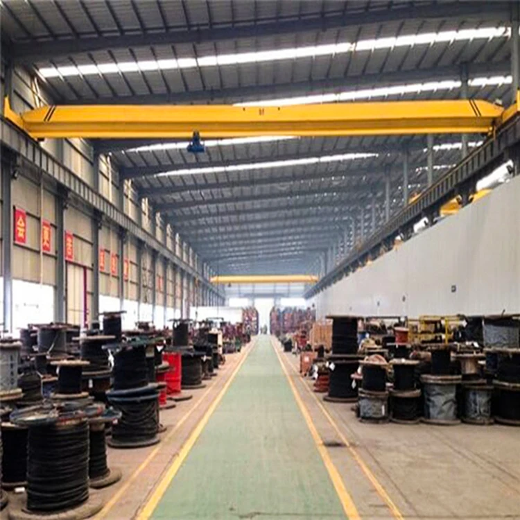 Lift Equipment Heavy Duty 1t/2t/5t/10t/15t/20t Capacity Single Girder Overhead Ceiling Bridge Crane