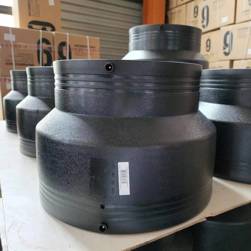 PE100 SDR11 PN16  25 -630mm 630mm 560mm 500 450 315mm HDPE Fittings HDPE Electrofusion Reducer Coupler