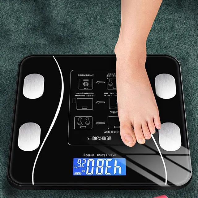 Factory price bathroom household scale BMI digital smart body fat scale