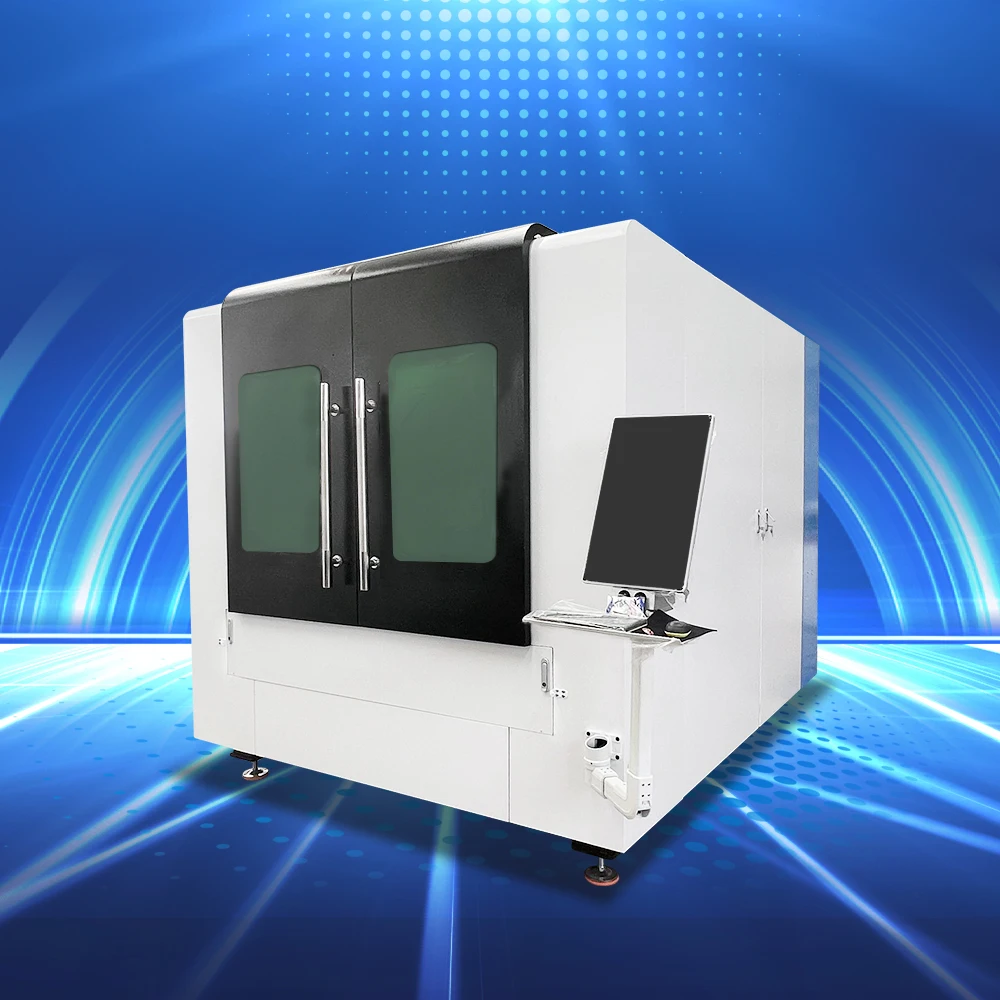 MKLASER 1515 High precision carbon Stainless steel Metal 1000W  Mini fiber laser cutting machine price