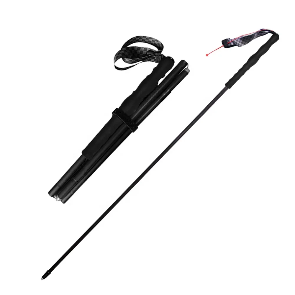 4 section 7075 aluminum lightweight foldable trekking poles climbing trekking sticks walking