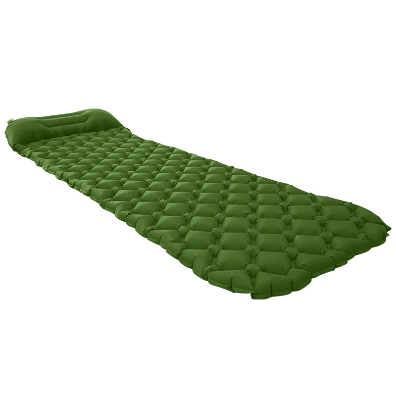 
Outdoor Sleeping Pad Camping Inflatable Mattress with Pillows Folding Bed Ultralight Air Cushion Hiking Trekking Dropshipping 