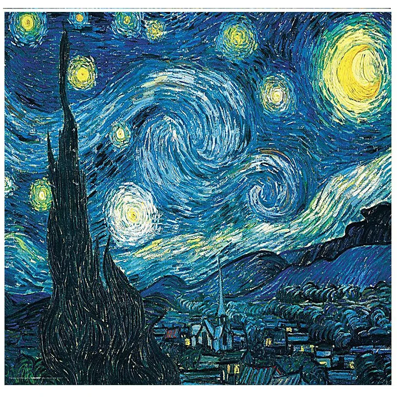 DIY 5D Starry Night Diamond Painting Kits for Adults Paint by Number Full Drill Painting Pictures Arts Craft for Wall Decor