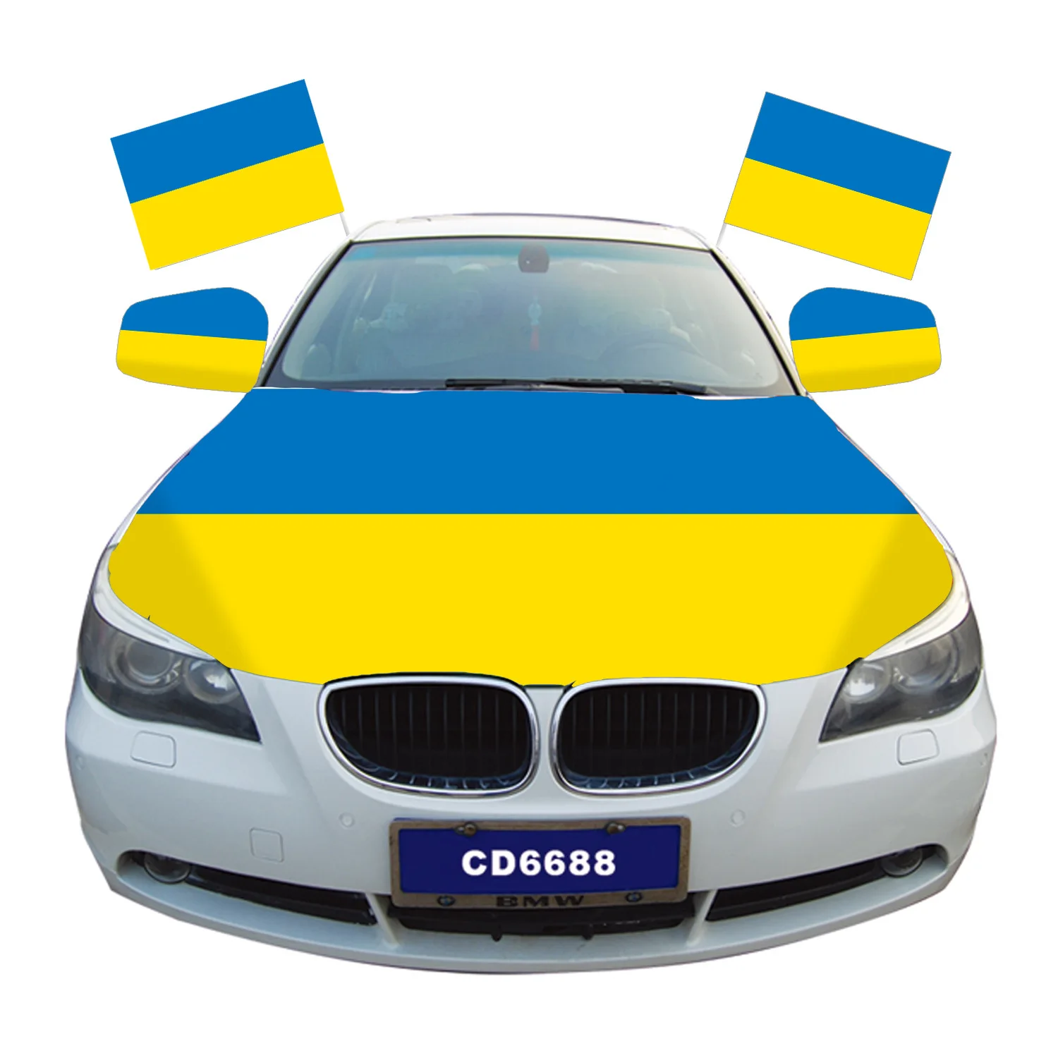 Ukraine flag car mirror cover engine cover cover Ukraine Russia 30*45cm car flag ukraine flag