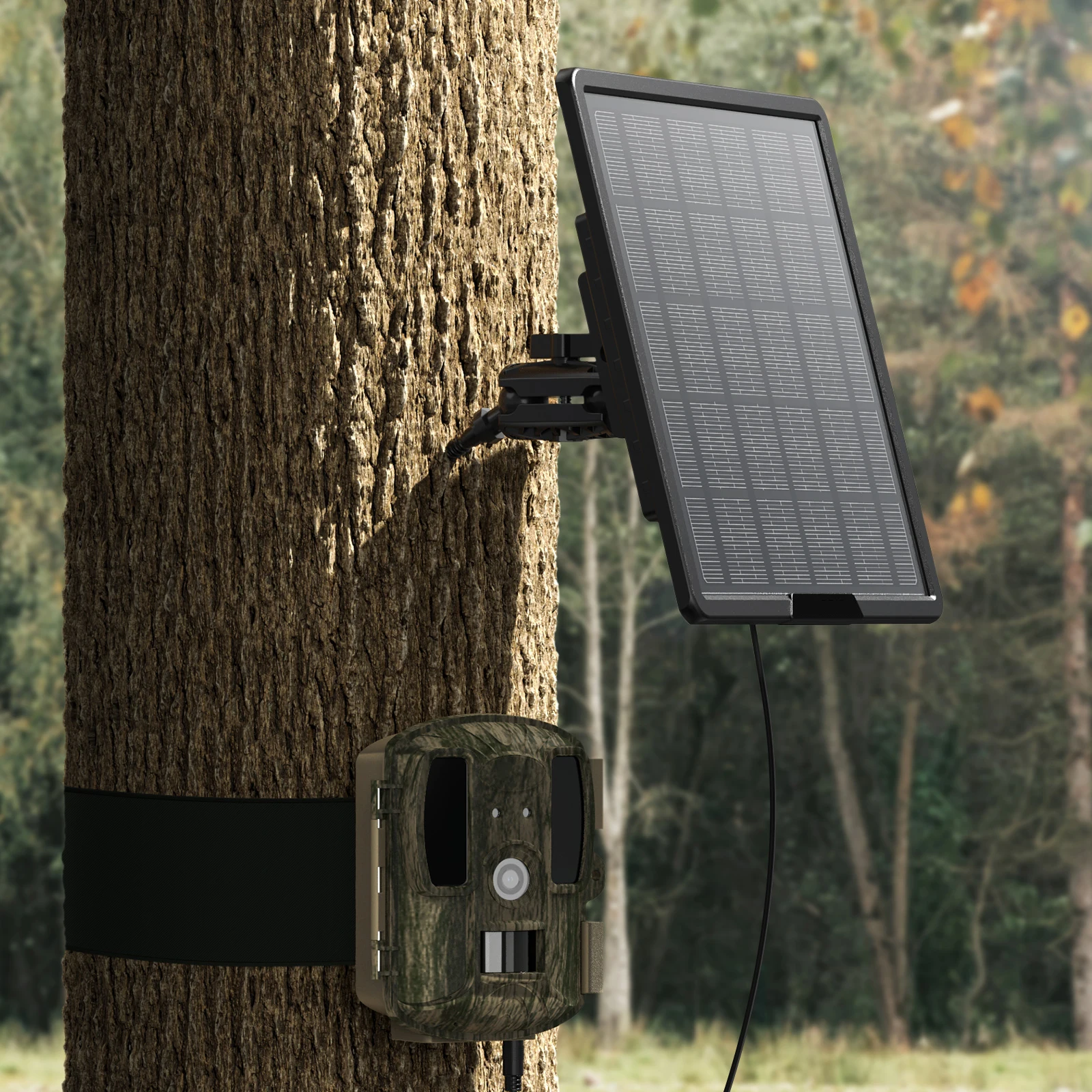 Factory Customized 10W Solar Charging Panel USB/6V/9V/12V Output Built In Battery 18650 25000mAh rechargeable For Trail camera