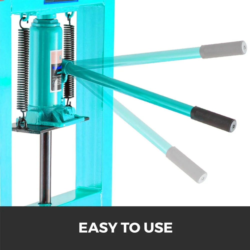 Heavy Duty Vertical H Frame 12 Ton Hydraulic Shop Press