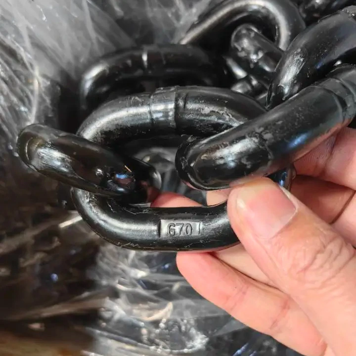 Высокопрочный оцинкованный горный конвейер сварная Круглая стальная цепь