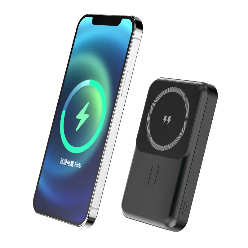 Pd 20W Quick Charging For Iphone 13 12 Pro Max powerbank 10000 Mah 5000Mah Mini Slim Portable 15W  Wireless Magnetic Power Bank