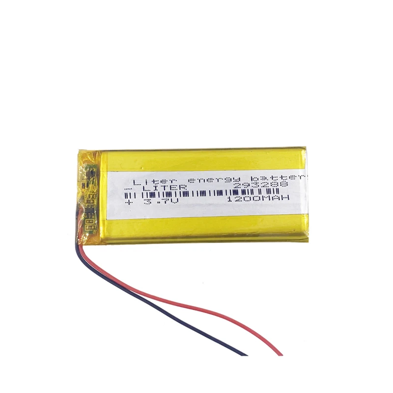 Li ion 293288 303090 3.7V 1200mAh lithium polymer battery aluminum shell battery with pcb