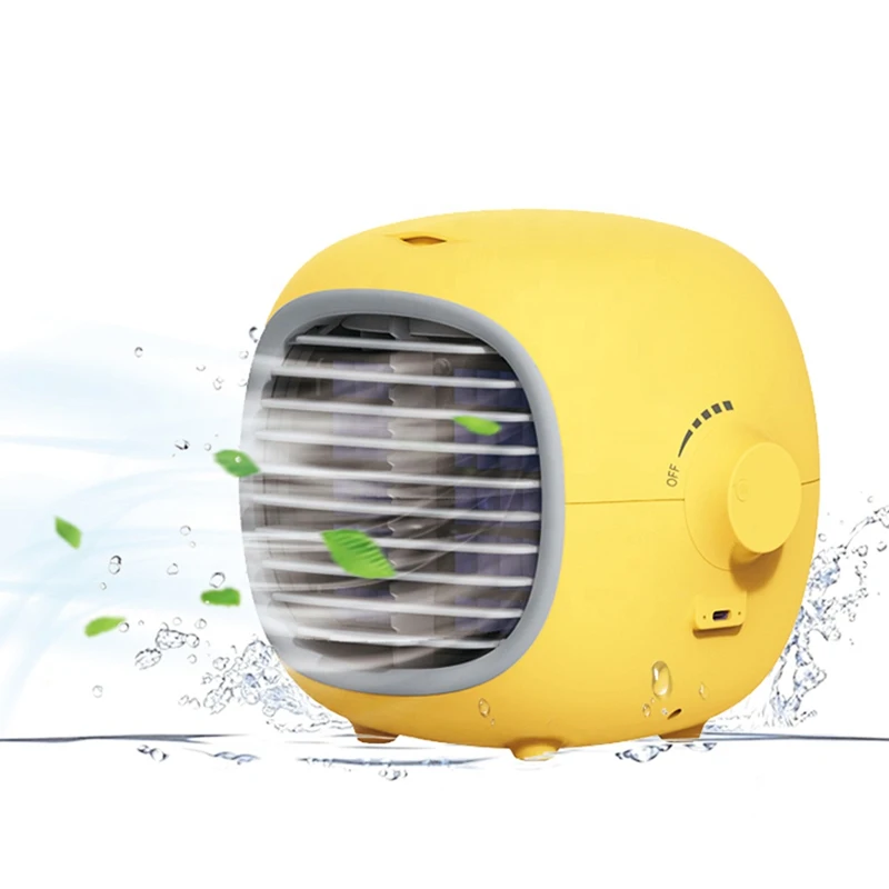 IMYCOO Portable Mini Air Conditioner USB Rechargeable Desktop Air Cooler  Fan