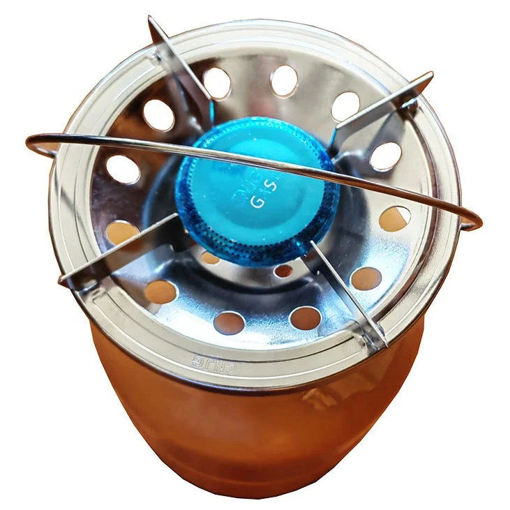 JG Picnic Cooking Small Outdoor Portable Gas Burner BBQ Mini Camping Gas Stove Cooktops Kitchen Household Gas Stove Burner