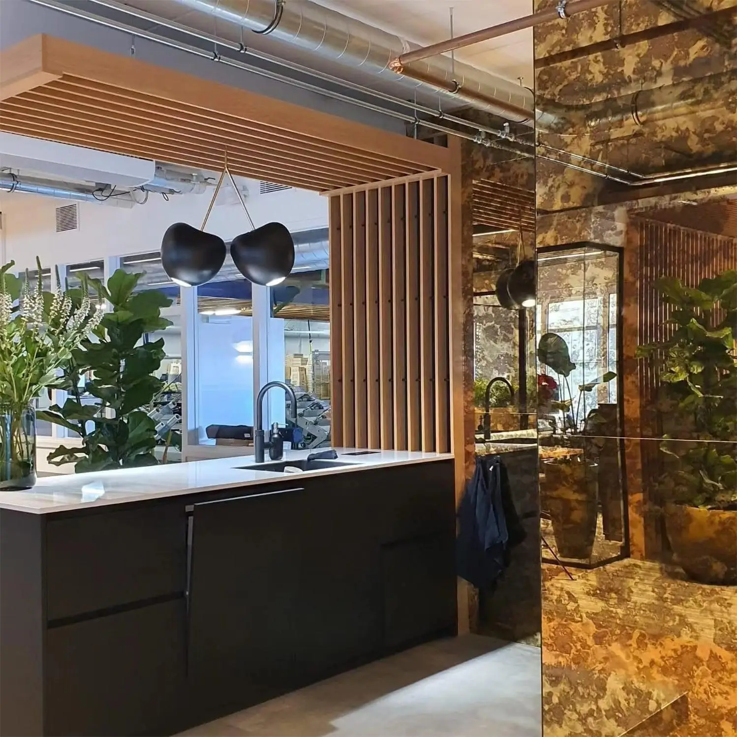 Factory prices antique mirror glass tiles bronze tinted mirror glass wall mirror decorative