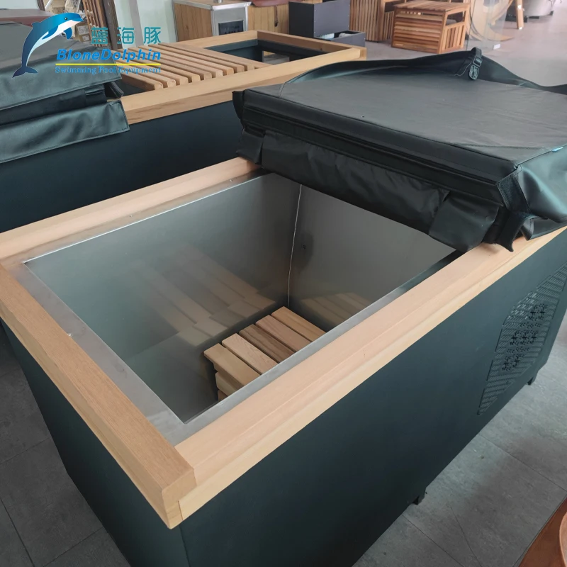 Hot Sale Modern Rectangle Spa Tub Cold Plunge Ice Bath with Stainless Liner for Soaking Manufactured by Cold Plunge Ice Barrel