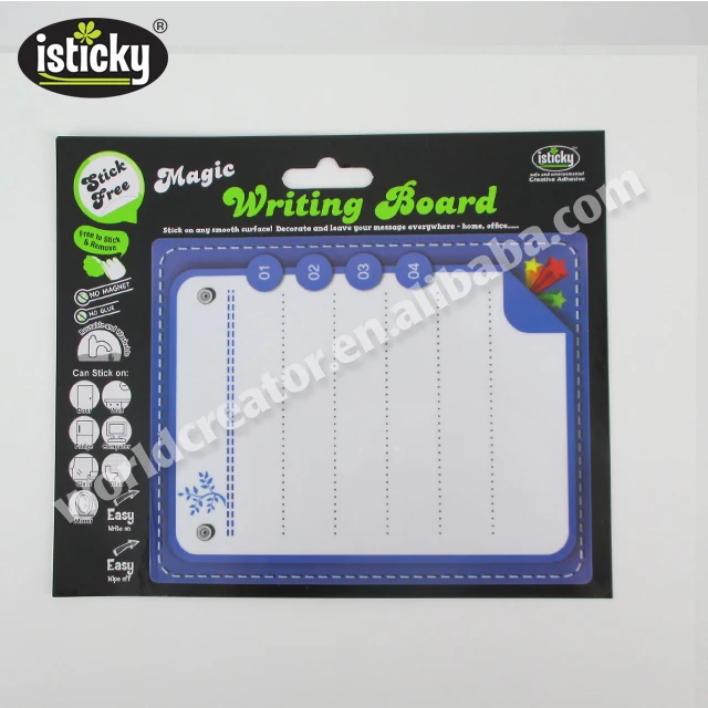 Magic TPE sticker washable  writing board weekly planner