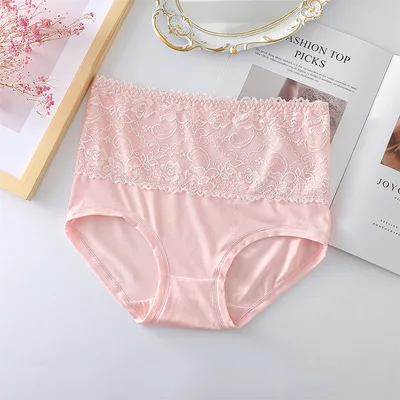 6XL полных женщин Большой Нижнее белье Большие размеры удобные кружевные трусики с высокой талией короткие мягкие женские дышащие всех размеров бесплатная доставка