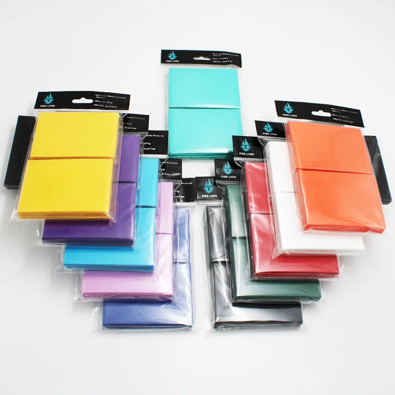 Game Card Protector Cover Colorful PP Orange Card Cover