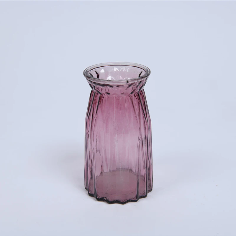 Aspire hot sale  gradient color clear glass flower vase for home decor