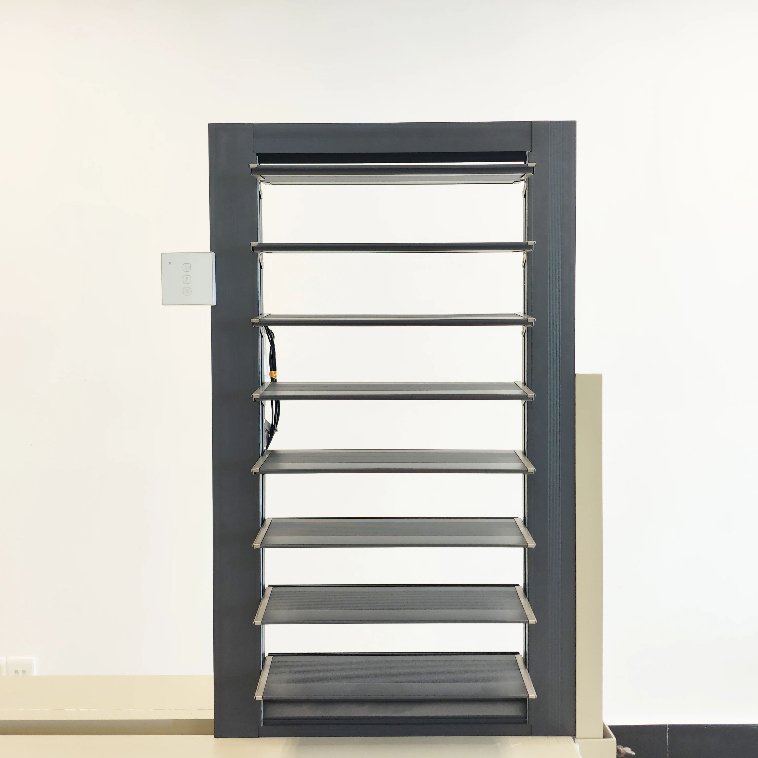 Electric/Manual Aluminum Louver Outdoor Louvers Aluminum Frame Window and bi-fold door Louvered Shutters SunShade automatic vent