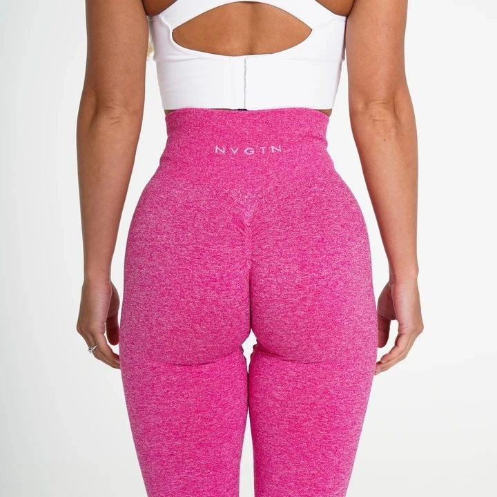 Поставщик NVGTN OEM индивидуальная одежда для активного отдыха оптовая продажа женские бесшовные леггинсы с высокой талией фитнеса и