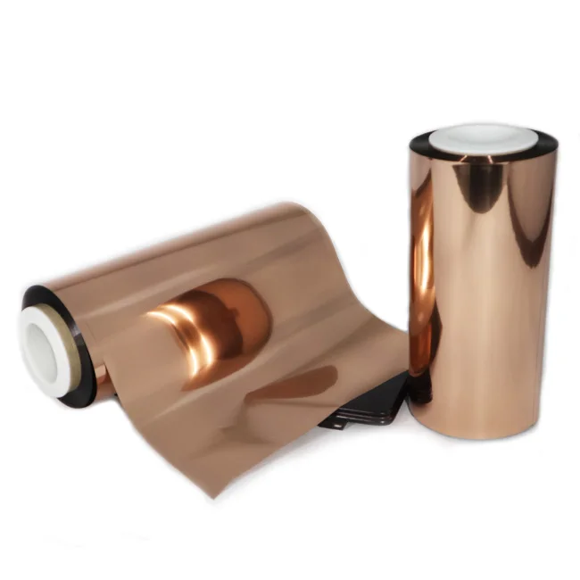 Vacuum single and double side copper plating film for cooling electrode electronic products