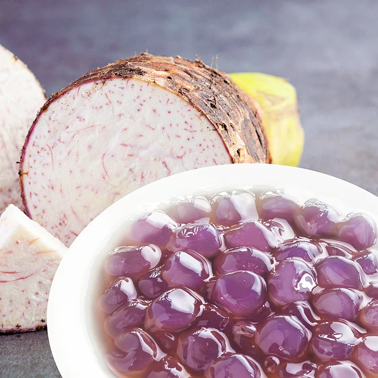 Best Selling Taiwanese Instant Taro Tapioca Ball Boba Pearl Milk Tea Topping 8 Collections For Wholesale