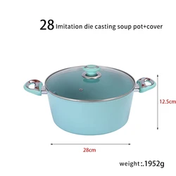 kitchen pans cooking pot cookware sets Aluminum non stick Fried steak frying pan pans and pots