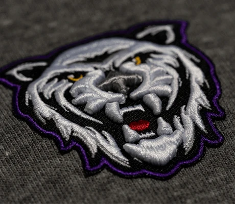 CustomBulk wholesale 3d custom embroidered embroidery patches sew iron on for Jackets hats clothing