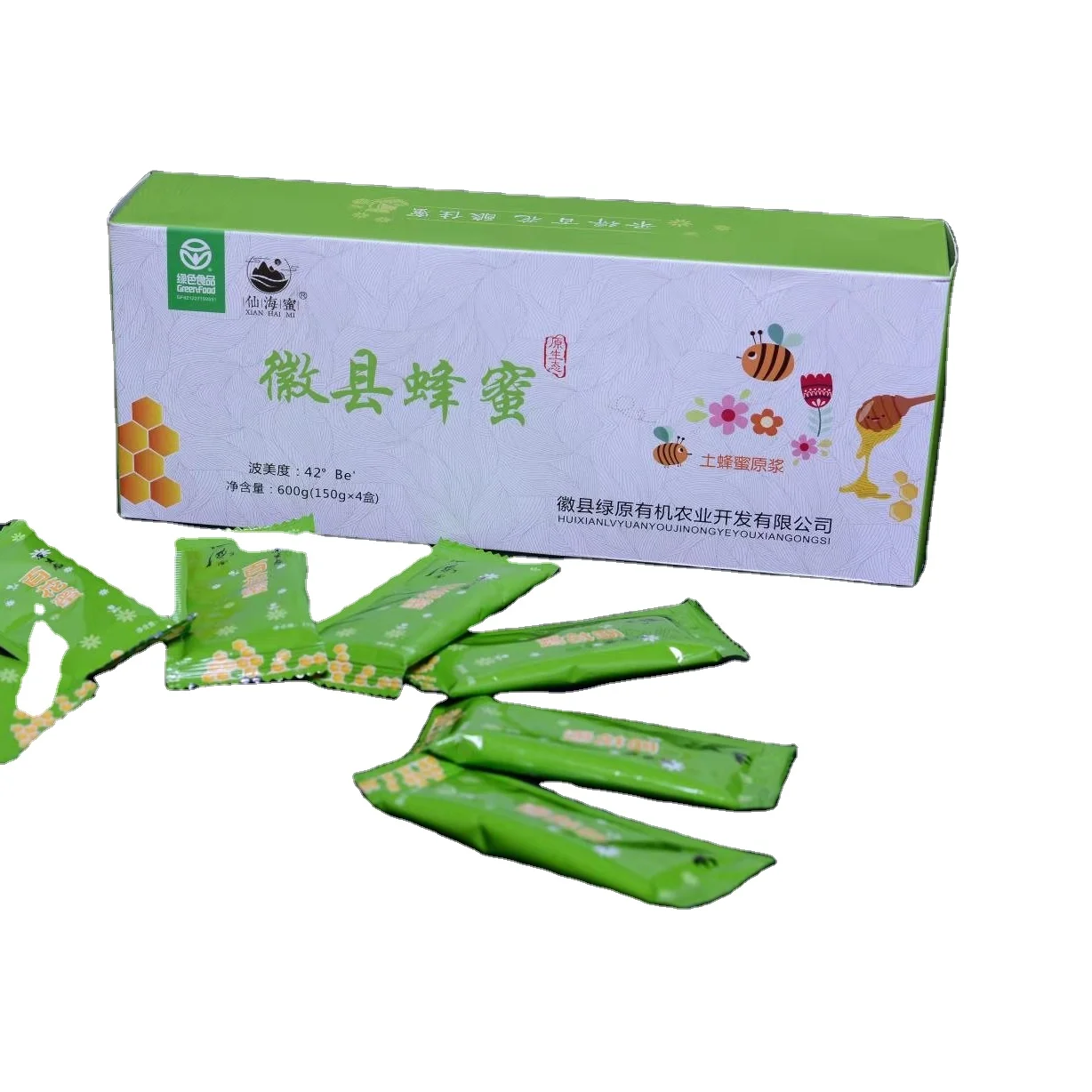 China Exports Wholesale High Quality Premium Pure Natural Bee Honey With Honey Packaging Boxes
