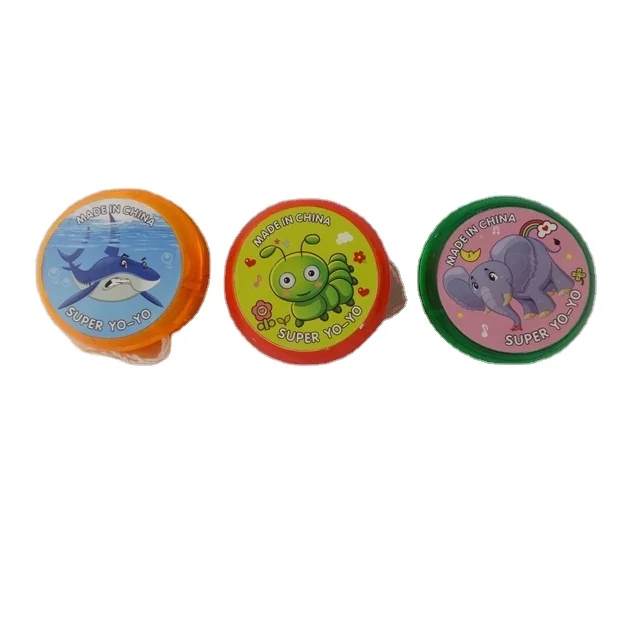 promotional toy cheap kids transparent plastic yoyo