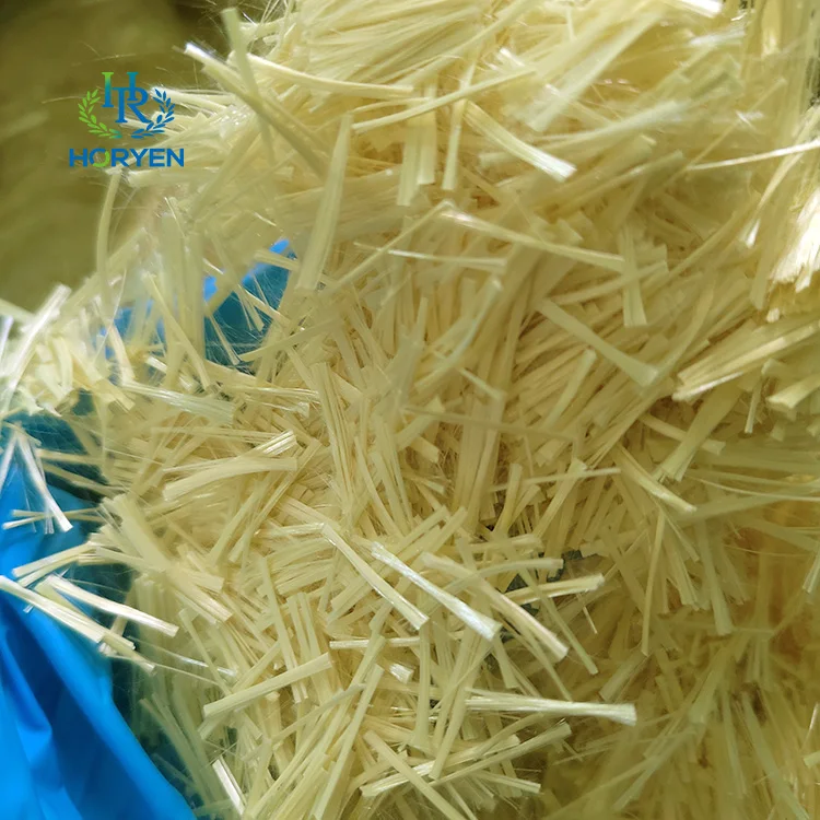 OEM Factory Sale Short Cut Aramid Fiber Para Aramid Short Cutting Fiber Chopped Aramid Fiber
