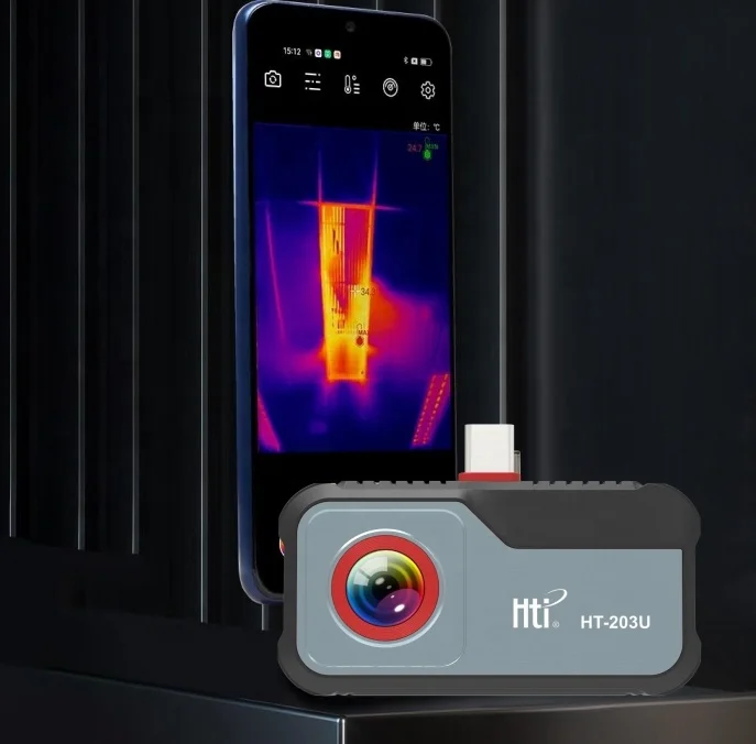 Высокая ИК разрешение 256x192 мобильный тепловизор Usb C Android телефон Vision инфракрасная тепловизионная камера